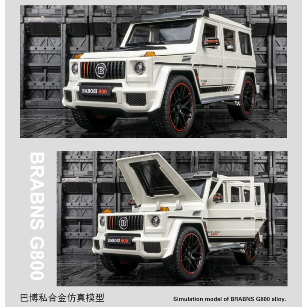 1/18 Mercedes Benz G800 Ordinary Version Without Spray Alloy SUV Diecast Model Collection Ornament Fine Birthday Gift for Friend