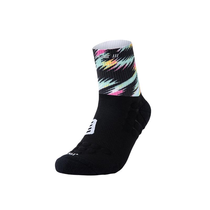 361 Degrees Men Basketball Socks High-top Breathable Professional Sweat Absorbing Training Anti- Slip Long Tube Male Hose 512433