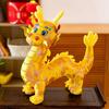 Printing Plush Dragon Toy Stuffed Animal Doll New Year Gift Home Decoration