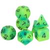 7pcs Polyhedral Glow In The Dark Effect Dice with Tube for DND COC Cthulhu TRPG Running Team Table Game Dnd Dice Set