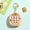Tic-Tac-Toe Keychain: Cute Cartoon Decompression Toy for Kids