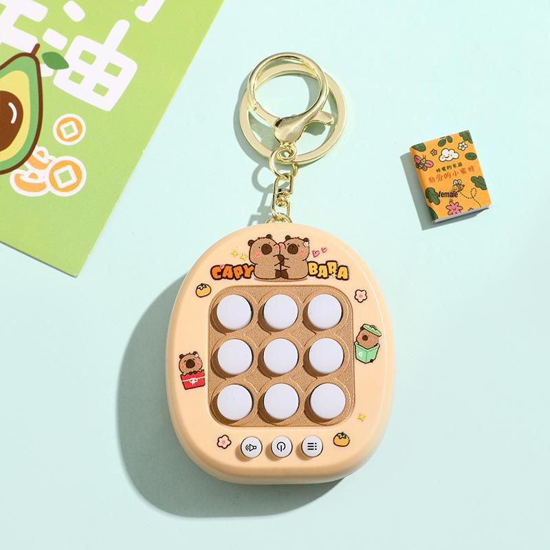 Tic-Tac-Toe Keychain: Cute Cartoon Decompression Toy for Kids