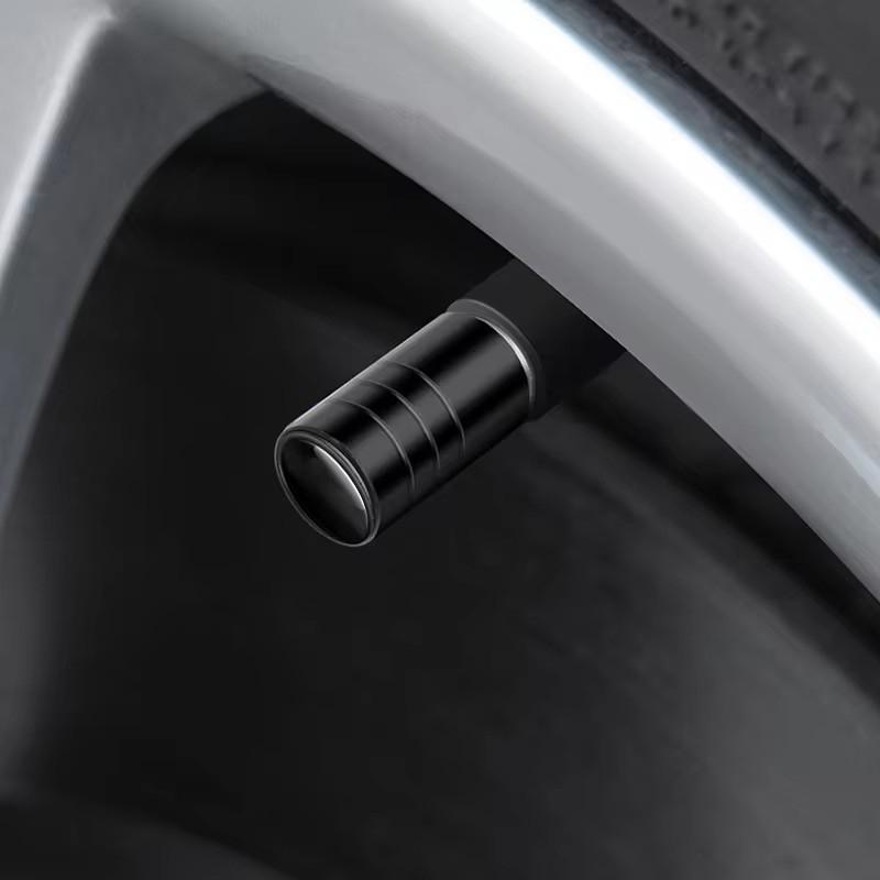 AUP1 4PCS/Set New Metal No Logo Car Wheel Tire Valve Caps Covers Dust-proof Auto Parts For Car Truck Bicycles Motorcycles Accessories