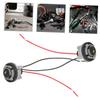ABOOFAN Tail Lamp Socket Universal Bulb Socket Single Filament 1