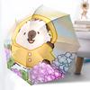 1pc Hamster Raincoat Umbrella Portable Folding Umbrella Durable Iron Frame, Suitable for All Seasons Home Travel Outdoor Yy260319080