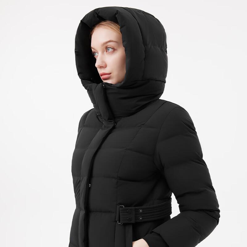 Tanbol Women's Long Hooded Goose Down Puffer Coat 520898D