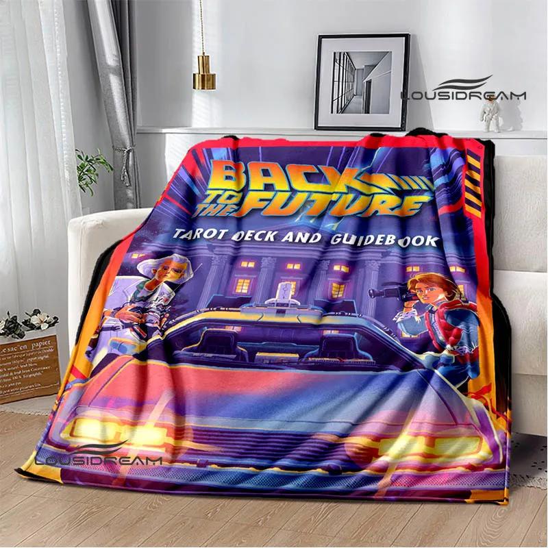 Movie Back To The Future blankets picnic blanket Warm Flannel blankets Soft and comfortable blanket bed linings Birthday Gift