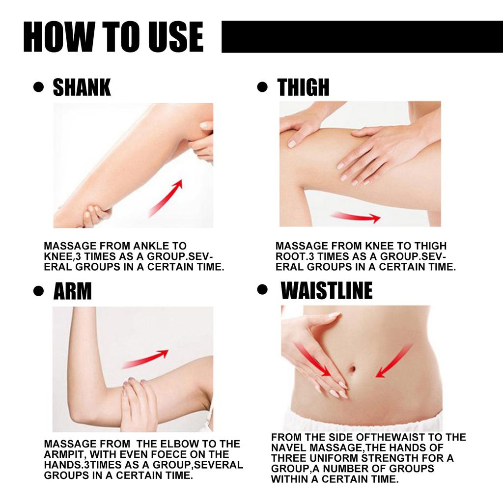 Spalování tuků Ginger Body Cream Gel na hubnutí břicha Fitness Spalovač tuků Krém na hubnutí Rychlé hubnutí Krém proti celulitidě