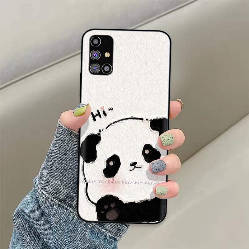 For Samsung Galaxy A51 Phone Case Heart-Butterfly Funda For Samsung A51 Case A 51 4G 5G Cover Protection Liquid Silicone Bumper