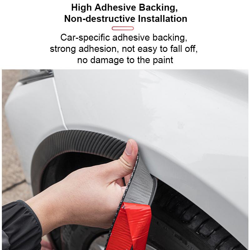 35/45mm Car Wheel Eyebrow Protector Strip Fender Flare Lip Anti-collision Strip Wheel-arch Trim Arch Extenders Decorative