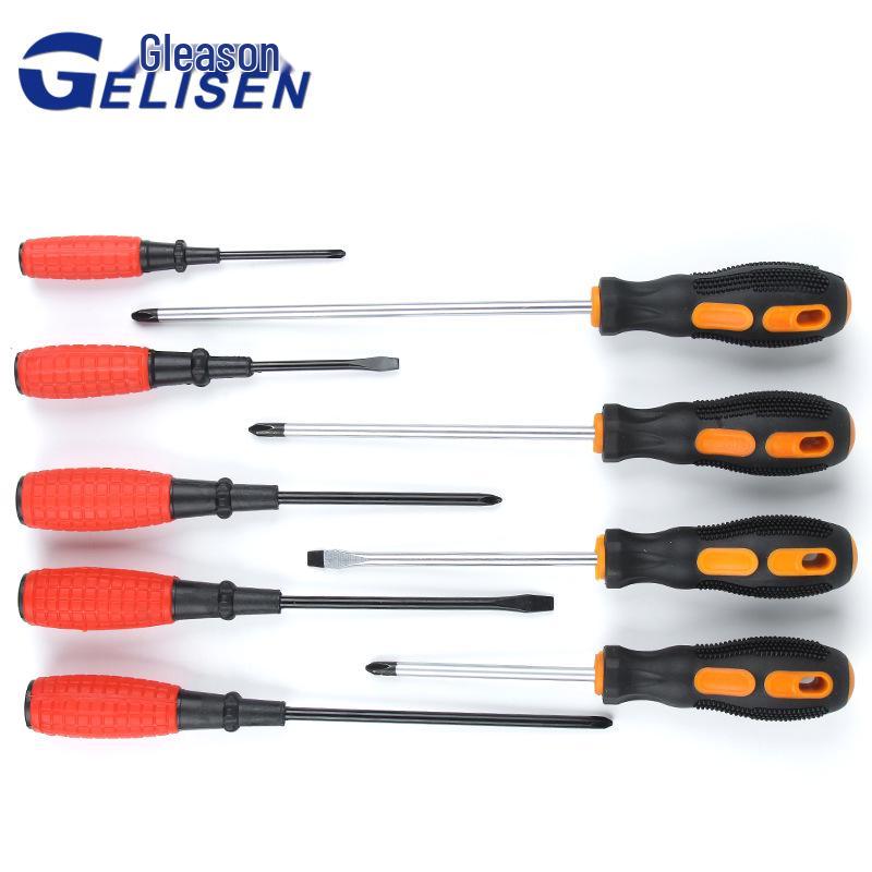 Industrial Grade Magnetic Phillips and Slotted Rubber Plug Screwdrivers