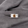 Citrine Gemstone Ring, Handmade Silver Jewelry, 925 Sterling Silver Dainty Ring, Women's Jewelry Gift For Her