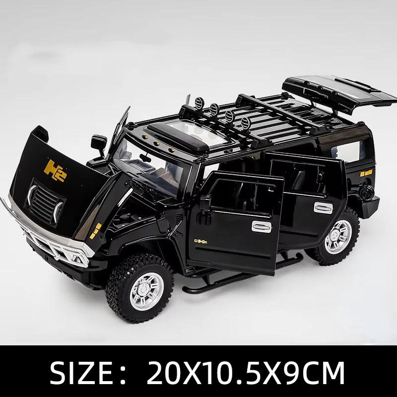 1:24 Mitsubishi Delica H2 Alloy Model Toy Diecast Car Doors Opened With Sound Light Pull Back Miniature Vehice Boy Birthday Gift