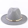 Popular European and American High-end Wool Top Hat, Men's and Women's Fashion Versatile Elegant Top Hat Jazz Hat