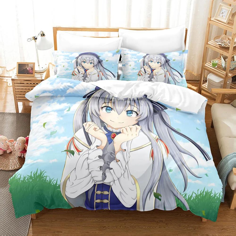 Anime Spirit Chronicles Bedding Set,Duvet Cover Comforter Bed Set Quilt Cover Pillowcase,King Queen Twin Size Boys Girls Adults