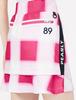 PEARLY GATES Women's Monofila Air Cushion Checkered Skirt / 055-2234812 090_Pink Base 0 [S]