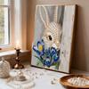 DIY Pearl Painting Set Rabbit and Flower Pattern Home Decoration Handmade Sticky Diamond Creative Canvas Pearl Art Painting Crafts Perfect Gift