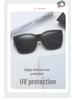 TR Polarized Cycling Glasses: Dual-use Myopia Clip-on, Fashionable Photochromic Sunglasses