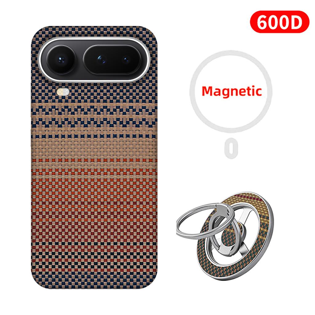 For honor magic 8 pro air carbon case aramid fiber kevlar magsafe fabric thin hard cover magnetic balck Slim light red 600d