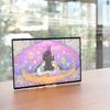 Yaxell Disney Rapunzel Made in Japan with stand Stained glass style 263 x 185mm