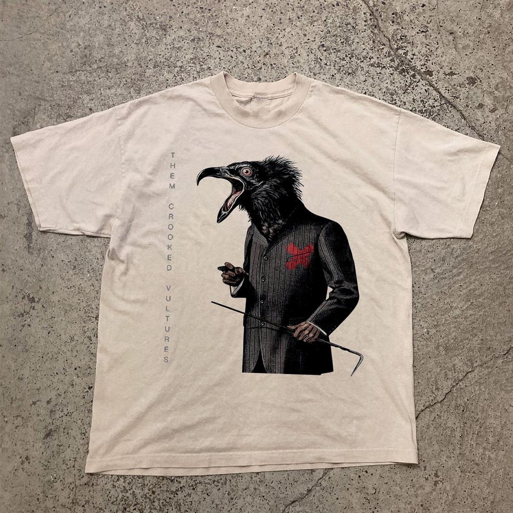 

Футболка Them Crooked Vultures Still Hope It Happens Полный размер S-5XL Унисекс XXXXL