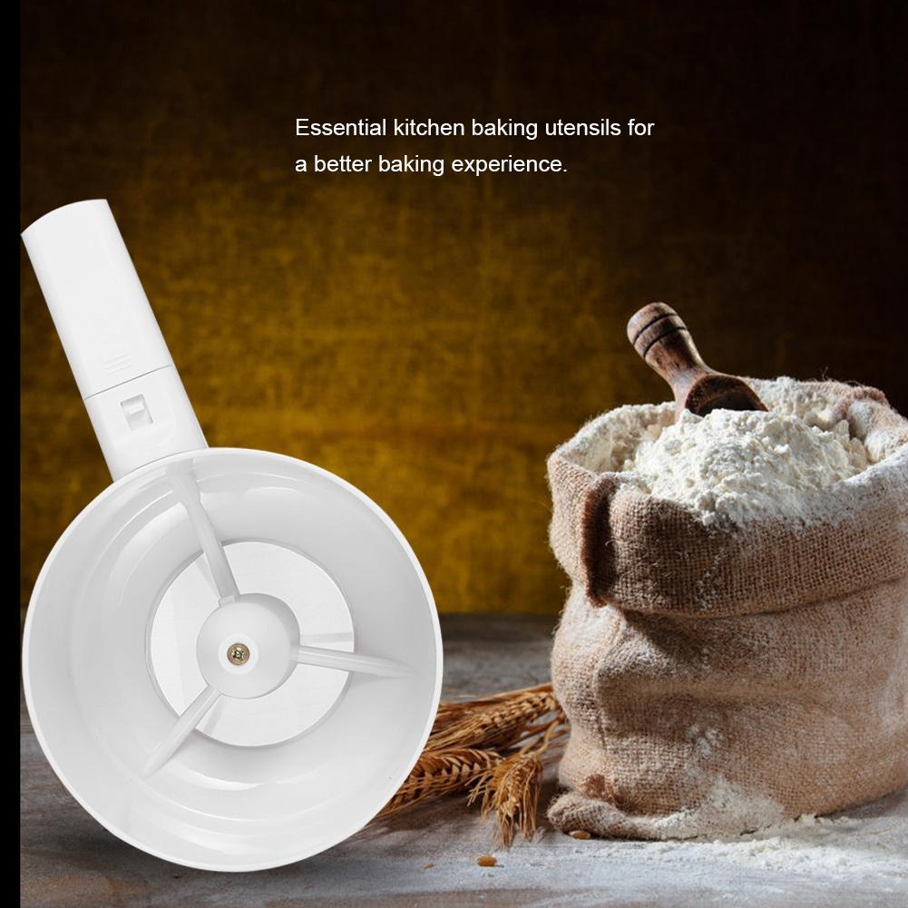 Tamiz eléctrico de harina de mano, colador de harina, utensilios de cocina, repostería, tamiz de harina, tamiz de harina, colador de harina