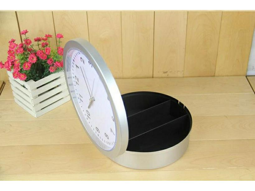 European Style Wall Clock with Hidden Jewelry Storage – Decorative and Personalized Home Décor