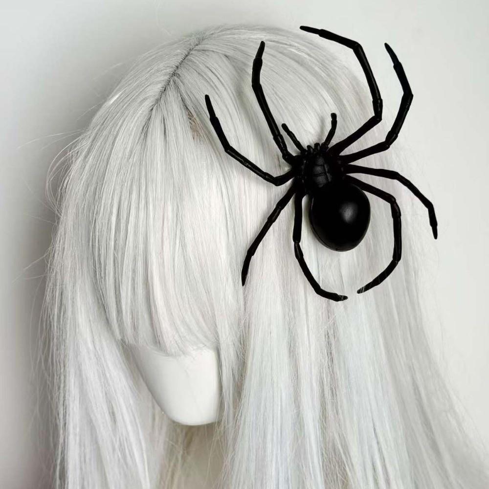 Clip On Spider Hair Accessories Gothic Hair Decor Halloween Headwear New Spider Hair Clips