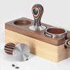 Thread/Flat Bottom Colorful Wooden Handle Coffee Tamper 51/53/58 MM Coffee Distributor  Water Bar