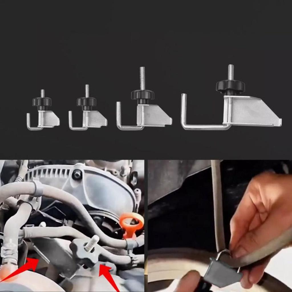 Hose Clamp Tool 4-Piece Professional Heavy Duty Automotive Hose Clamp Pliers Repair Tool For Motorcycle Truck Industrial