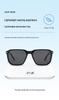2025 Square Frame Polarized Photochromic Sunglasses for Outdoor Driving and Fishing with Spring Temples