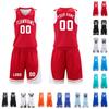 Set Maglia da Basket Personalizzabile Top Senza Maniche e Pantaloncini Numero Personalizzato Uniforme di Squadra per Adulti Giovani Uomini Donne