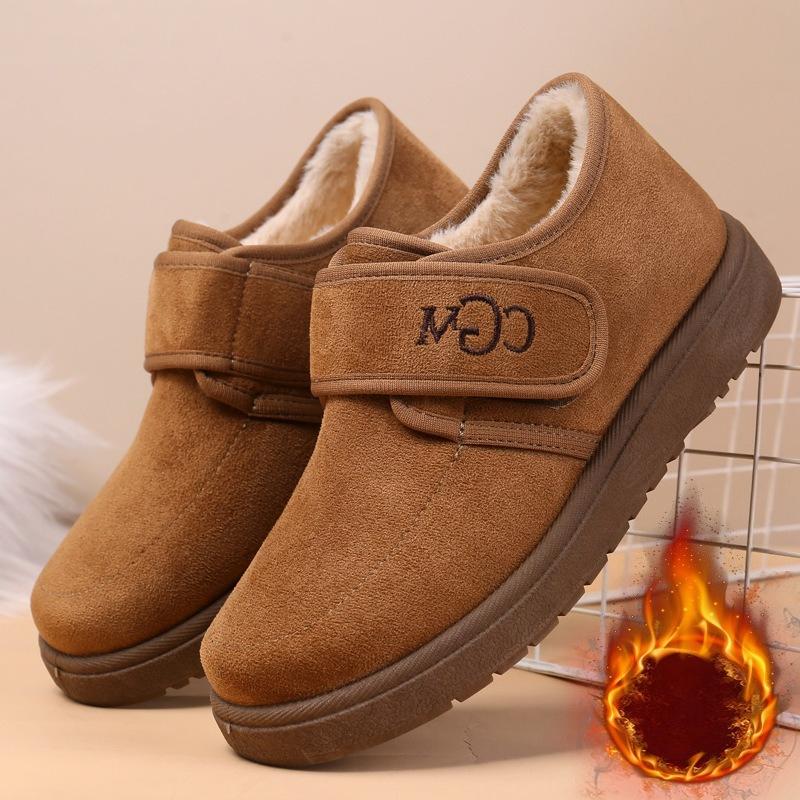 

Хлопковая обувь, Женские теплые ботинки, Повседневные хлопковые ботинки, Утепленные зимние ботинки, Ботильоны на мягкой подошве 41 кофейный