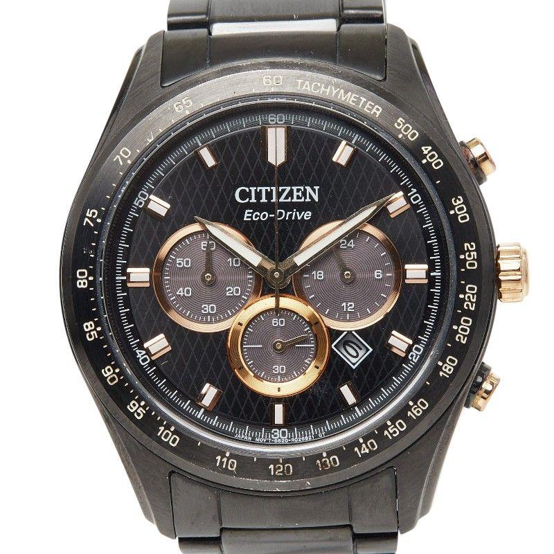 Used Citizen Primo Eco Drive B620 Watch CA4458-88E Black Stainless Steel Men s CITIZEN [1-0276438]