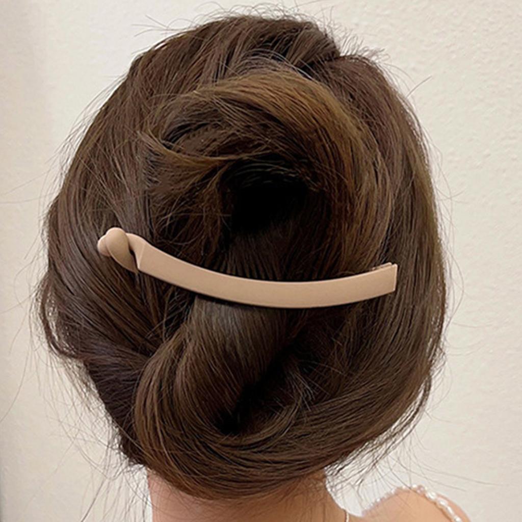 Matte Finish Banana Hair Clip for Women and Girls Strong Hold Ponytail Bun Clamps Portable Hair Styling Accessories