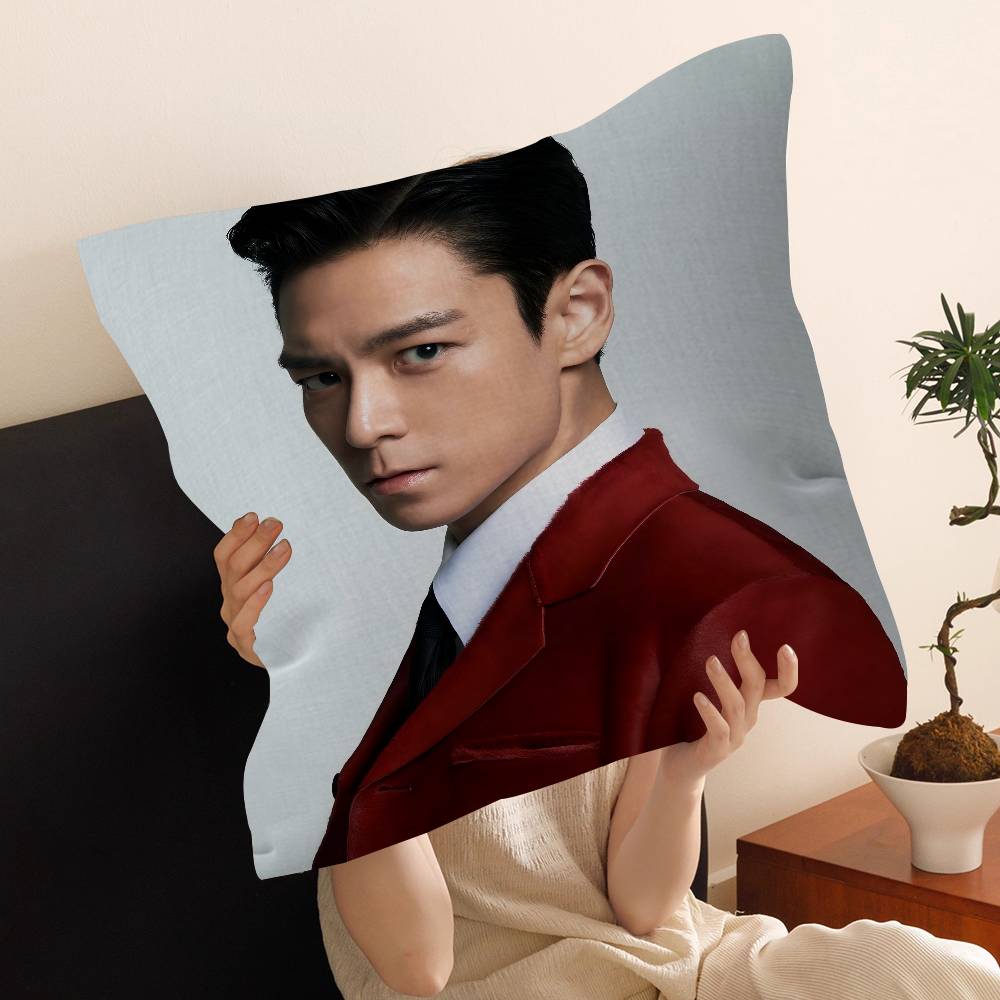 Korean Celebrity Singer T-TOP Pillow Cover Sofa Cushion Cover Home Room Decoration Children Gift