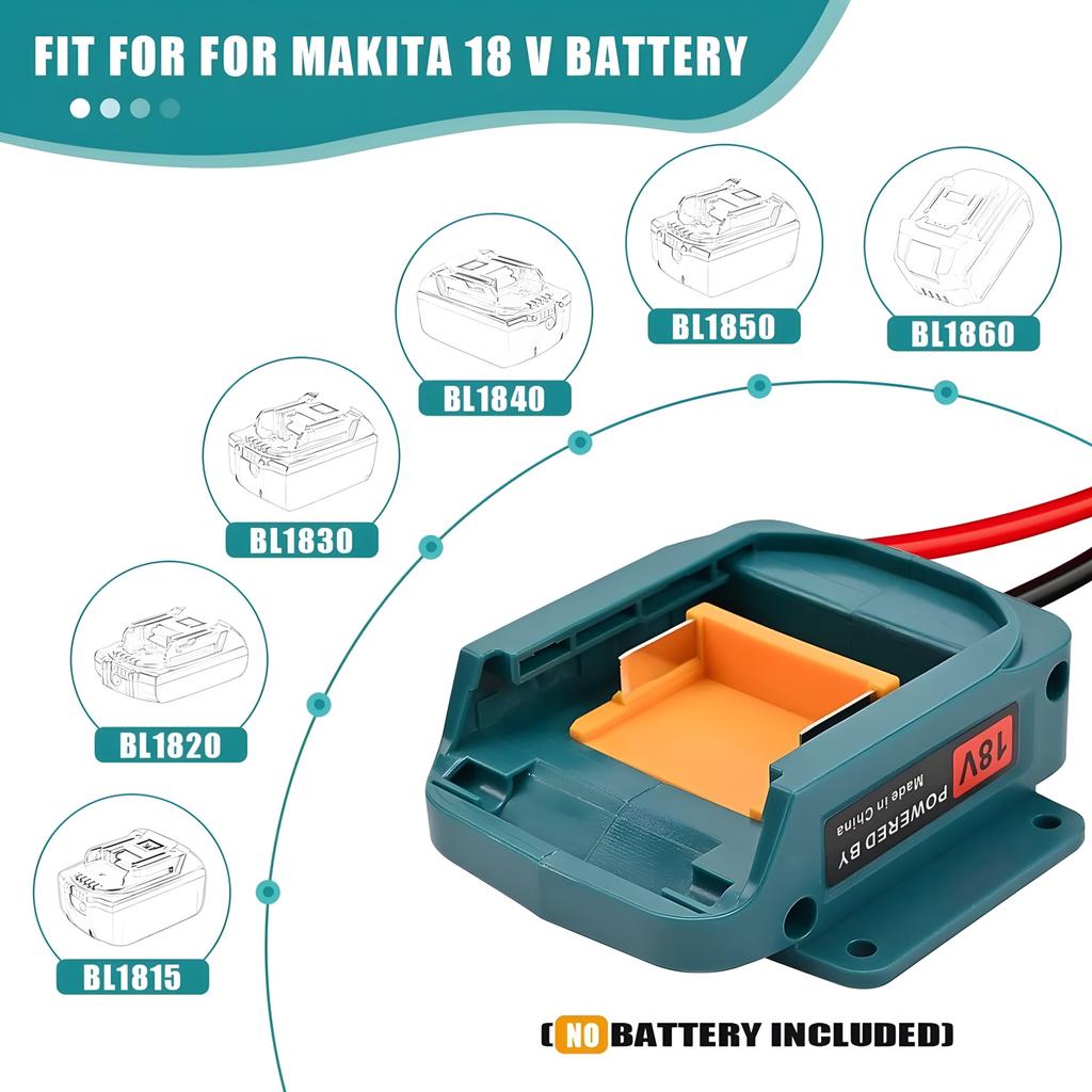 Car Battery Igniter Automotive Emergency Power Kits 12AWG Cable Jumper Starter Jump Kit Power Tool for Milwaukee Makita Dewalt