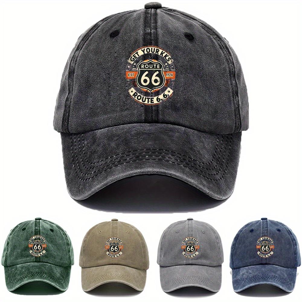 pc Adjustable Washed Baseball Cap Compatible for Unisex Women Number Letter Print Hand Washable Textile Cap Suitable