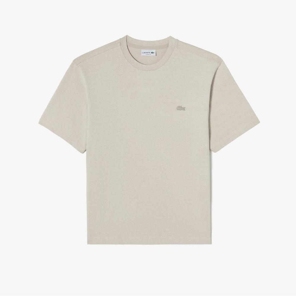 [lacoste] Men's Contrast Stitch Short-Sleeve Pocket T-Shirt TH328E-56G02S
