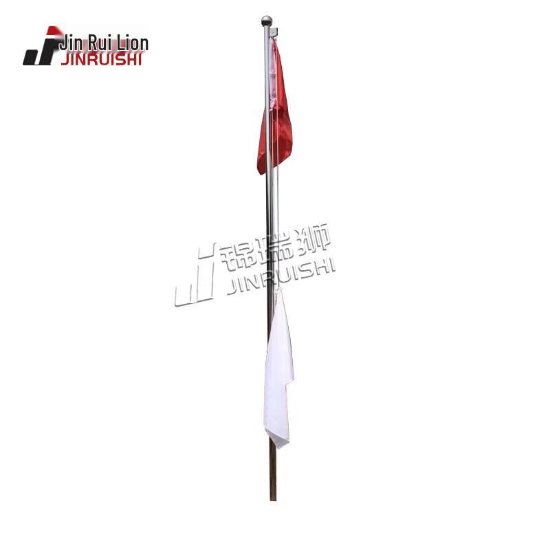 Jinruishi Red and White Signal Flag with 3M Lifting Device