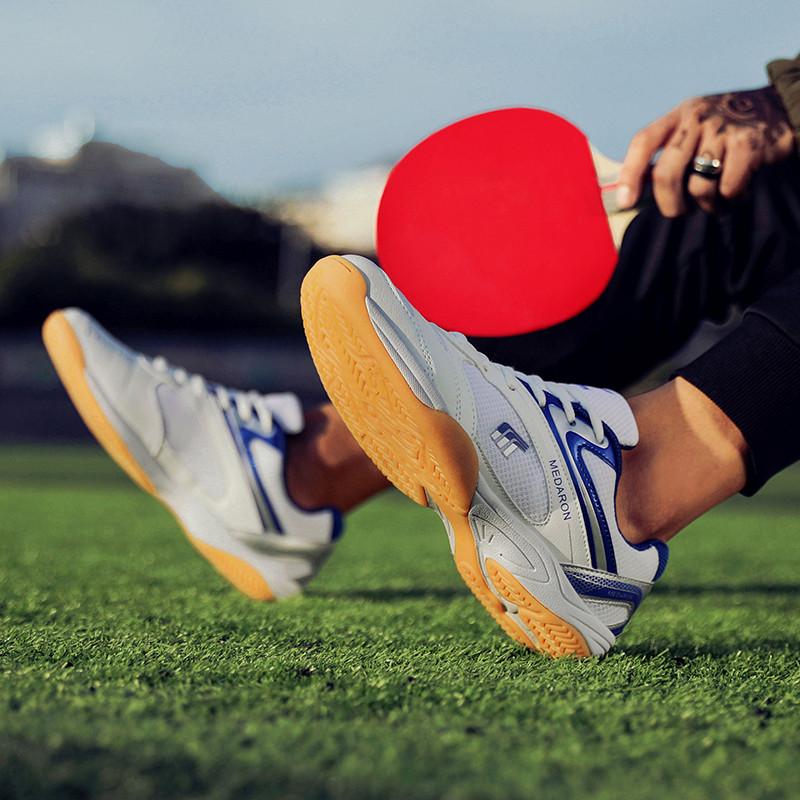 35-45 Høykvalitets støtdempende anti-skli og slitesterke bordtennissko Tennissko Trening Profesjonelle sportssko