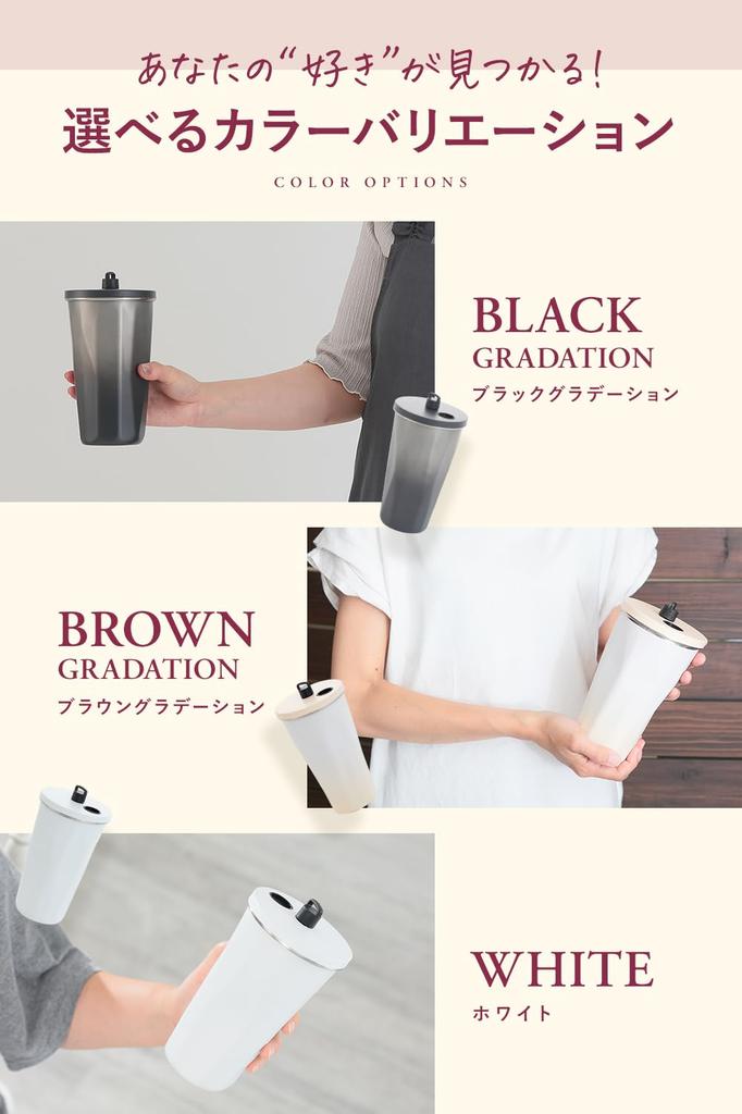 Fresia Tumbler with Straw and Keeps Coffee Cold or Vacuum Large Stylish 600ml Lid, Hot, Spill-Proof, Insulated, Portable, Capacity, Gift, (Black)