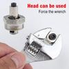 Adjustable Broken Pipe Thread Extractor Tool 4/6 Inch Faucet Angle Valve Wire Remover for Slipping Rusty Threads