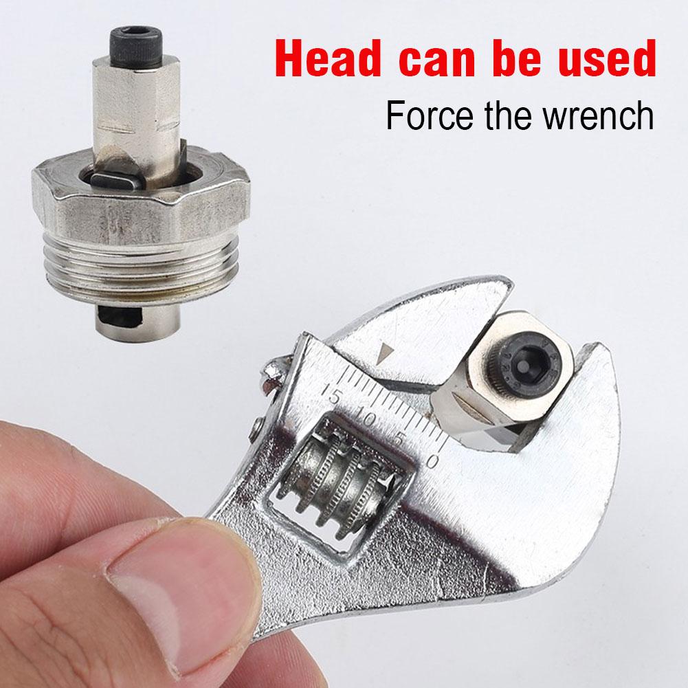 Adjustable Broken Pipe Thread Extractor Tool 4/6 Inch Faucet Angle Valve Wire Remover for Slipping Rusty Threads