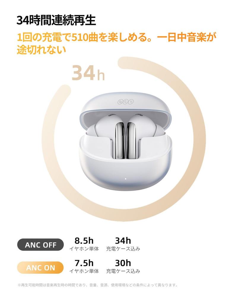 2025 Gold Award QCY MeloBuds Pro Wireless Noise LDAC Spatial Bluetooth Ambient Sound Capture Wear Clear Low Latency Gaming Up To 34 Hours of App IPX5