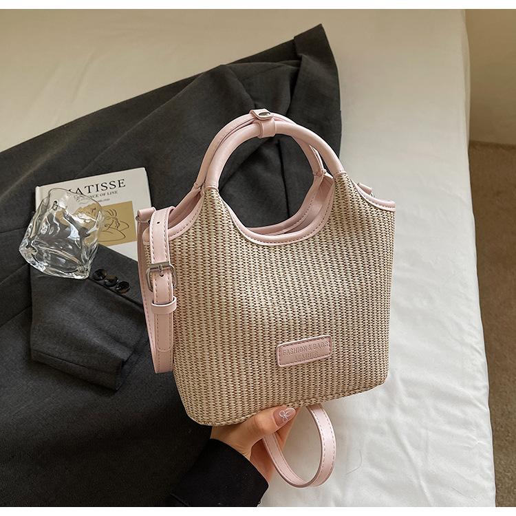 

Нишевые дизайнерские сумки женские 2025 новые летние повседневные на плечо, сумки-мессенджеры популярны в этом году, сумки-ведра контрастных цветов