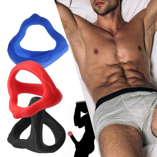 Cock Ring Non-vibration Reusable Ergonomic High Elasticity Easy to Use Enhance Sex Pleasure Washable Delay Ejaculation Dildo Ring Male Supply