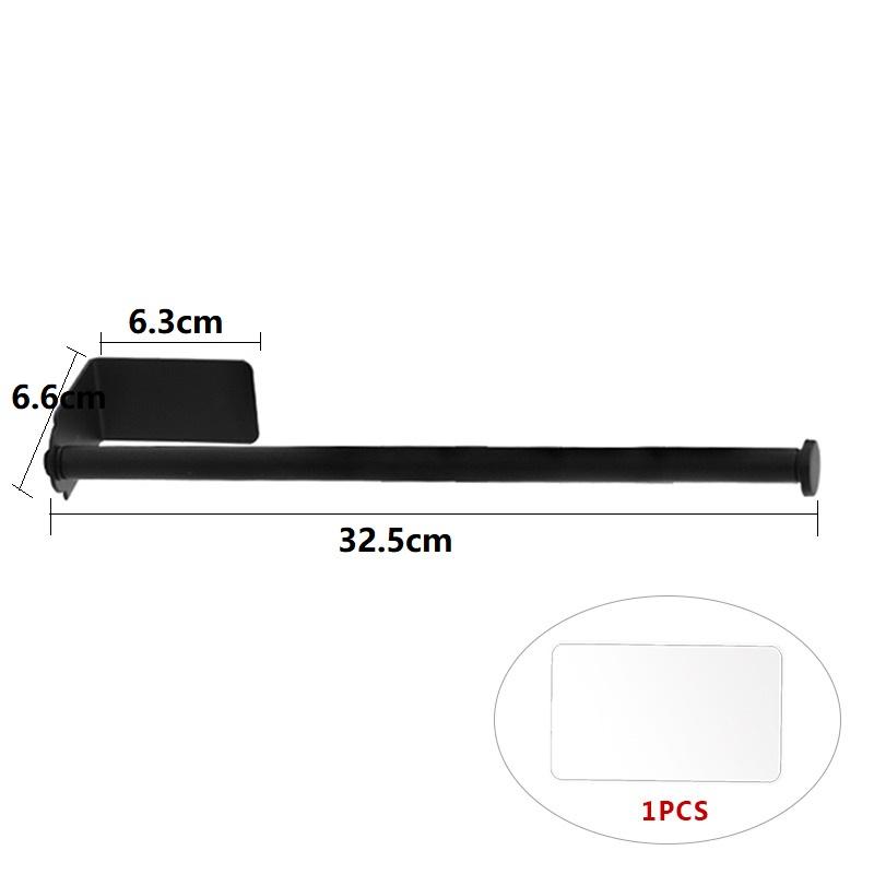 Punch-Free Toilet Paper Holder Self Adhesive Bathroom Kitchen Stainless Steel Toilet Roll Holder Wall Organizer Home Accessories