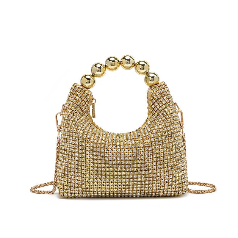 

Блестящий вечерний клатч с бисером и стразами и модная сумка кроссбоди для женщин