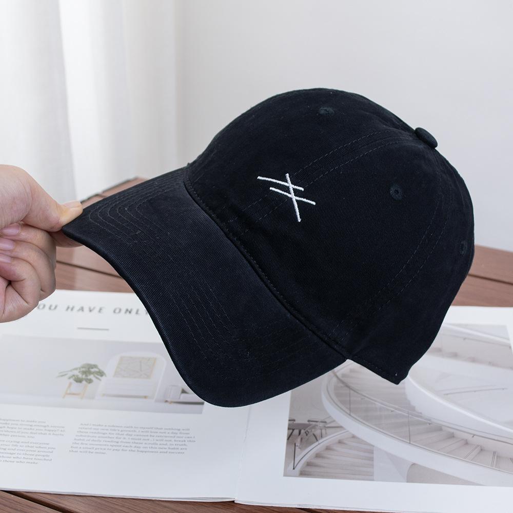 Casual Simple Embroidered Baseball Cap Children's Autumn New Couple Cap Versatile Face Small Soft Top Hat